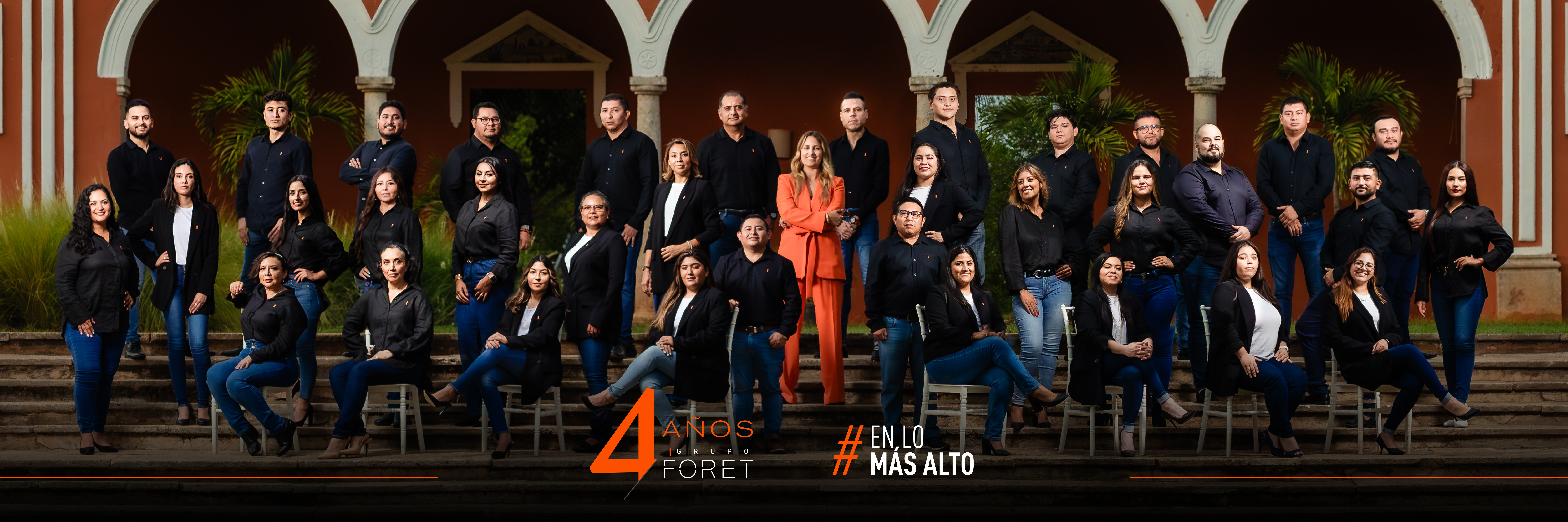 GRUPO FORET Celebra su cuarto aniversario #EnLoMásAlto. Queremos que nos acompañes a disfrutar de este mes tan especial para nosotros porque tú también formas parte de este momento. Síguenos en nuestras redes sociales para que puedas conocer todas las actividades y promociones disponibles.